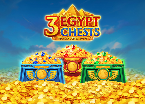 3 EGYPT CHESTS